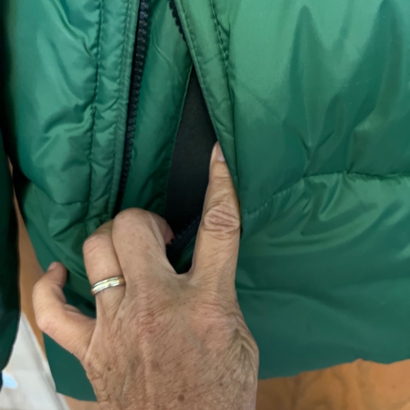 Vintage Quality Old Navy Puffer Jacket Very Warm Forest Green EUC  medium - Picture 3 of 7